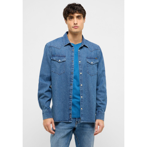 Джинсовая мужская рубашка Mustang