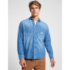 Джинсовая мужская рубашка Lee