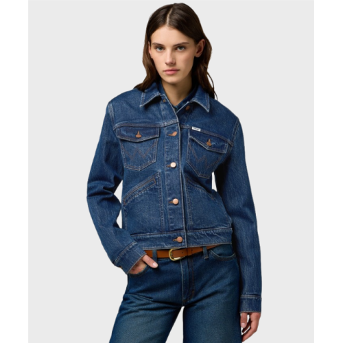 Джинсовая женская куртка Wrangler