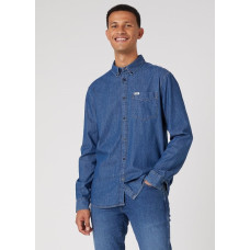 Джинсовая мужская рубашка Wrangler