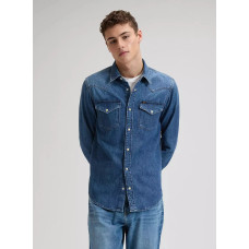 Джинсовая мужская рубашка Lee