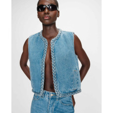 Джинсовый женский жилет Grace&Mila